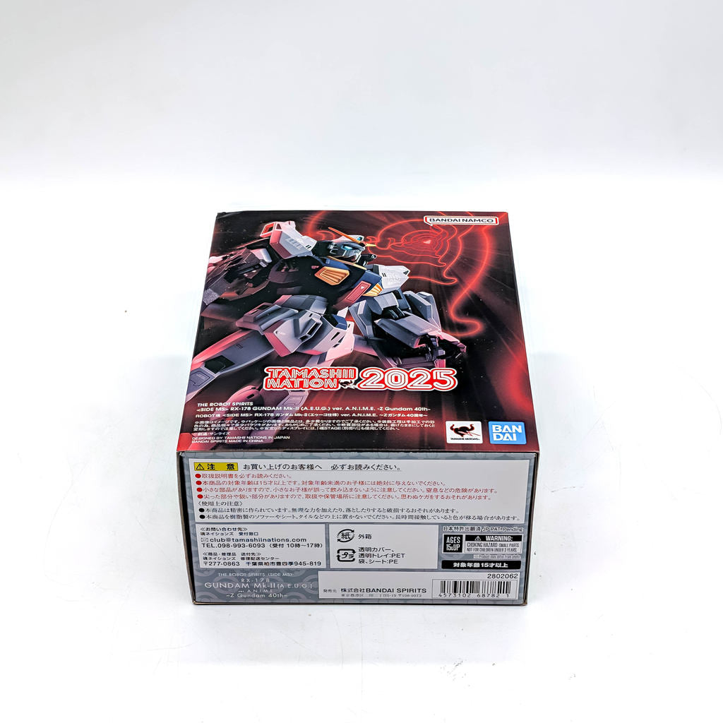 BANDAI ROBOT SPIRITS Z Gundam RX-178 Gundam Mk-II AEUG ver. A.N.I.M.E. 40th Anniversary