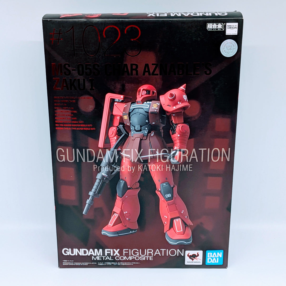 BANDAI METAL COMPOSITE Gundam The Origin ZakuⅠ Char's Custom