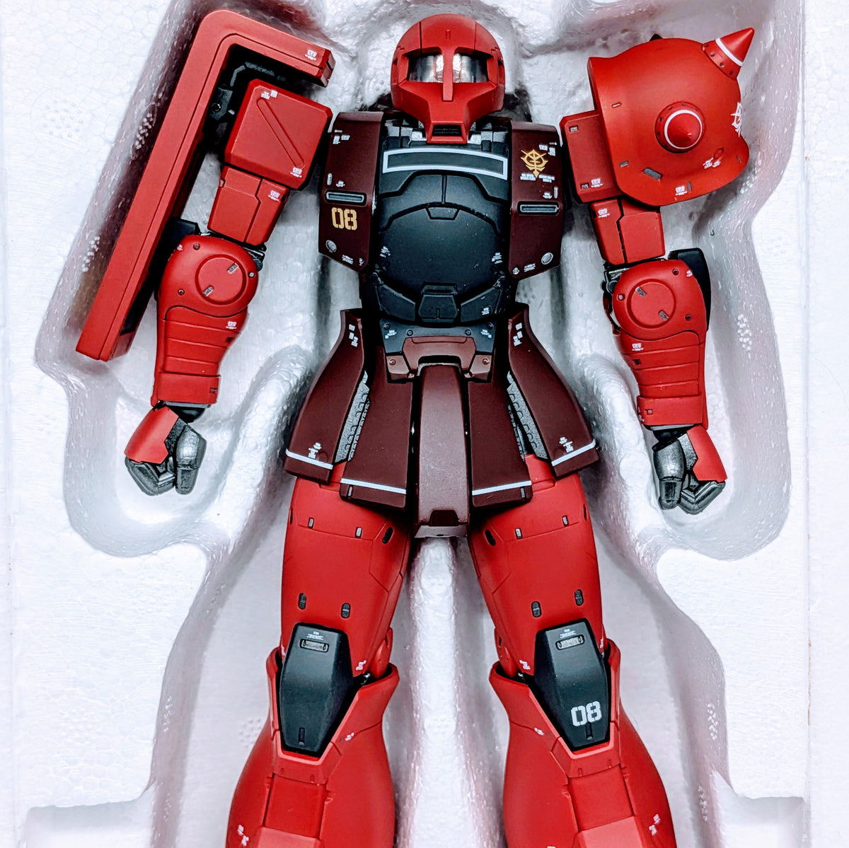 BANDAI METAL COMPOSITE Gundam The Origin ZakuⅠ Char's Custom
