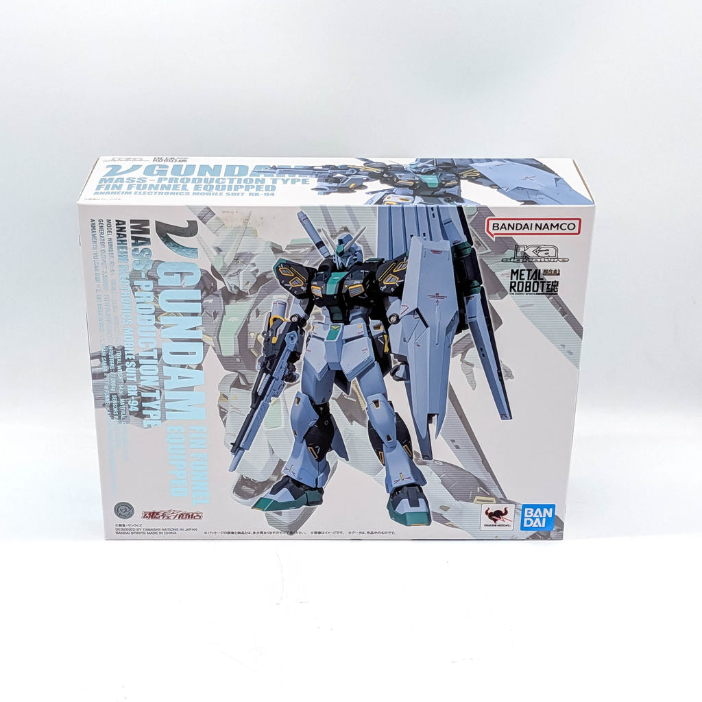 BANDAI METAL ROBOT SPIRITS Ka signature Mass Production Type ν Gundam Fin Funnel Equipped