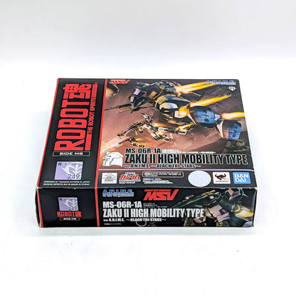 BANDAI ROBOT SPIRITS Gundam MS-06R-1A High Mobility Zaku II Black Tri-Stars