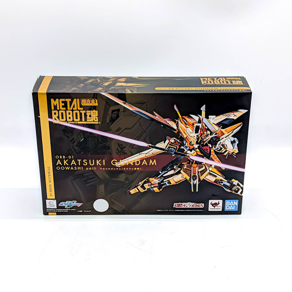 BANDAI METAL ROBOT SPIRITS Gundam SEED DESTINY Akatsuki Gundam Oowashi Equipment