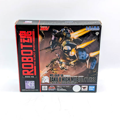 BANDAI ROBOT SPIRITS Gundam MS-06R-1A High Mobility Zaku II Black Tri-Stars
