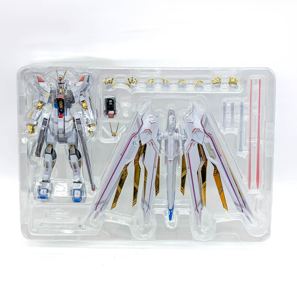 BANDAI METAL ROBOT SPIRITS Gundam SEED Freedom Mighty Strike Freedom Gundam Final Battle Ver.