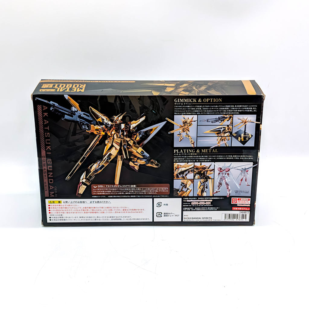 BANDAI METAL ROBOT SPIRITS Gundam SEED DESTINY Akatsuki Gundam Oowashi Equipment