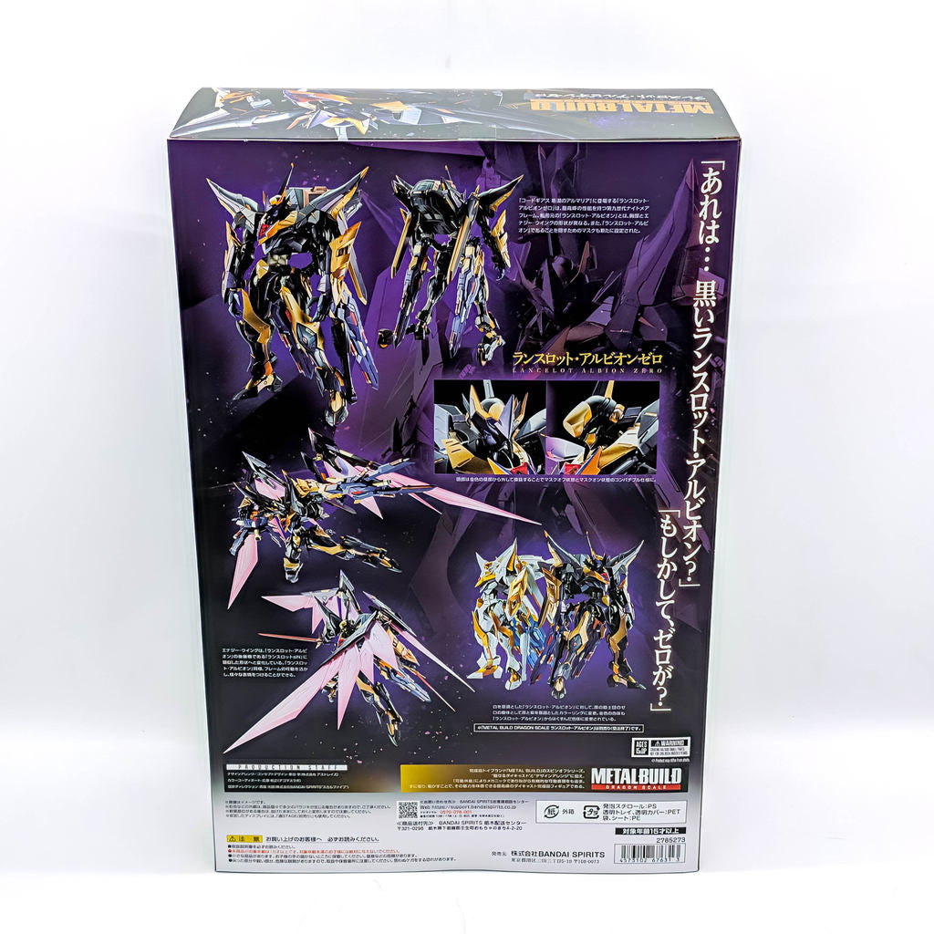 BANDAI METAL BUILD DRAGON SCALE Code Geass Lancelot Albion Zero