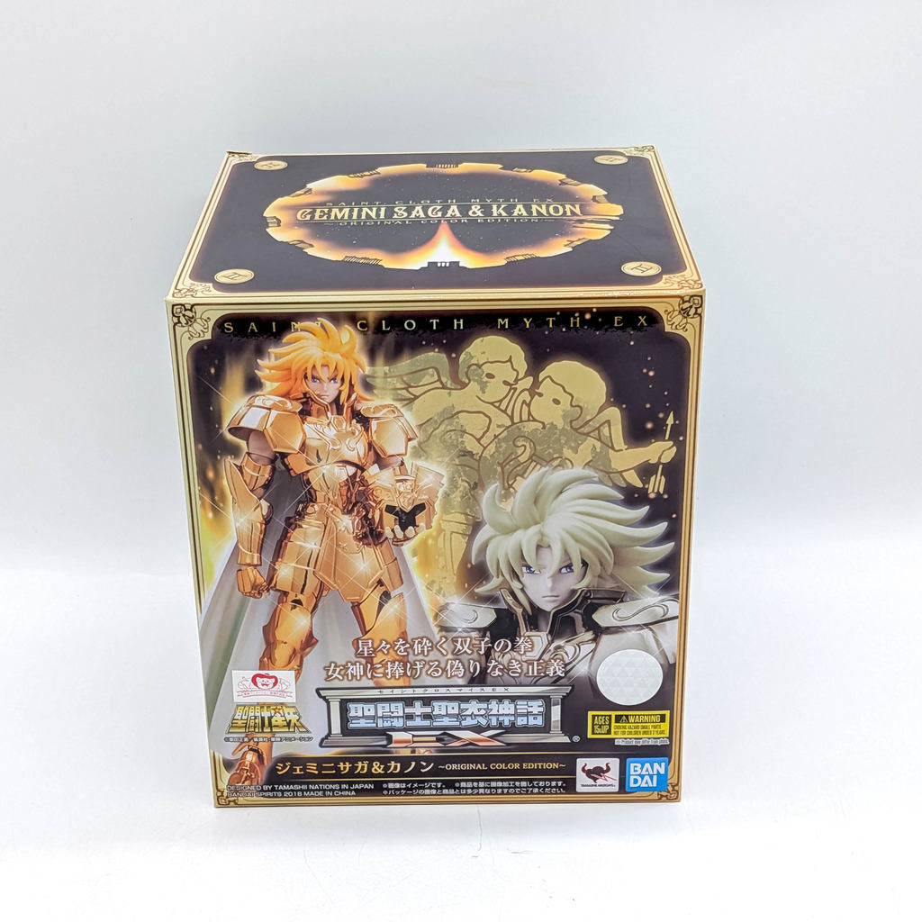 BANDAI Saint Cloth Myth EX Saint Seiya Gemini Saga & Kanon Original Color Edition
